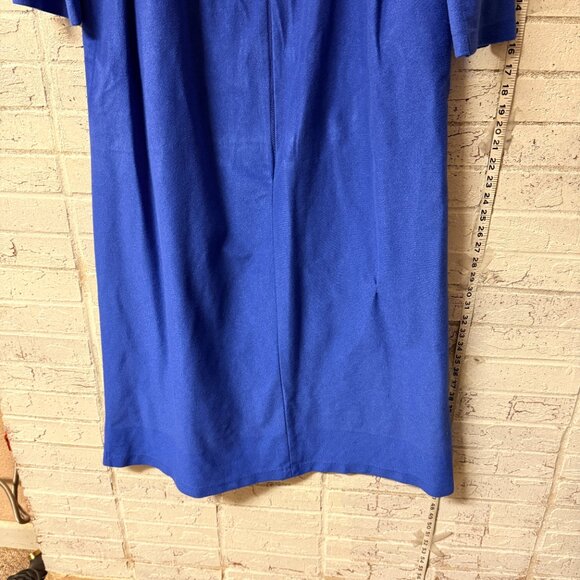 ✨ Vintage At HomeWear Blue Zip-Up Robe / Nightgown – Made in USA – Cozy Plush - Picture 3 of 10